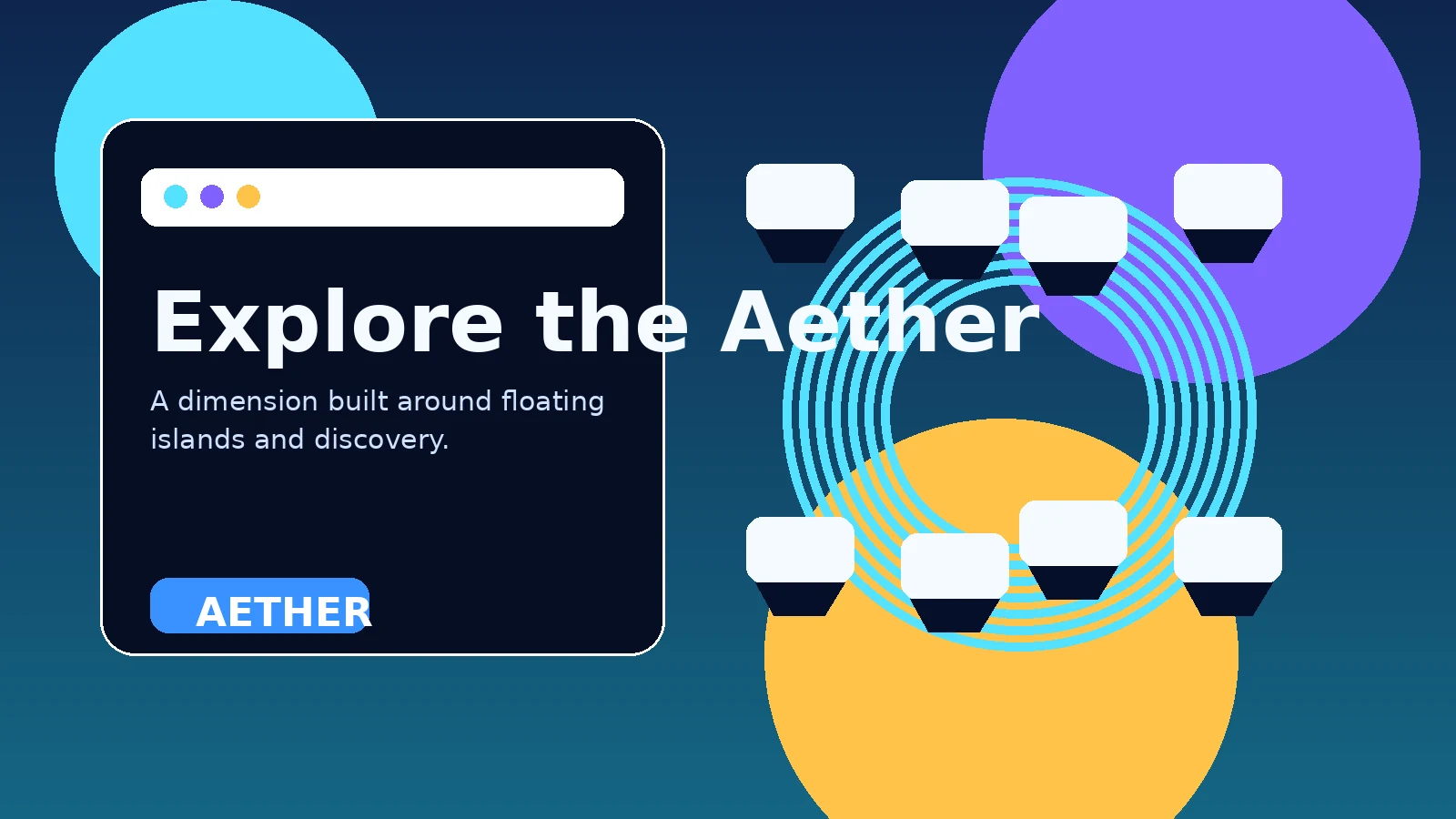 Aether Mod floating island concept artwork